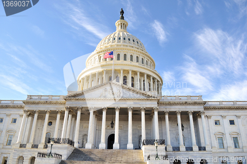 Image of Capitol Hill Building . Washington DC.