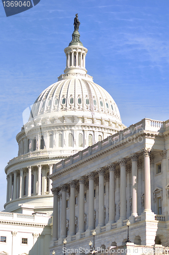 Image of Capitol Hill Building . Washington DC.