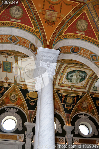 Image of Interior of Library of Congress, Washington DC,USA