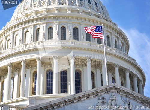 Image of Capitol Hill Building . Washington DC.