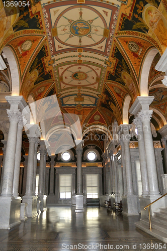 Image of Interior of Library of Congress, Washington DC,USA 