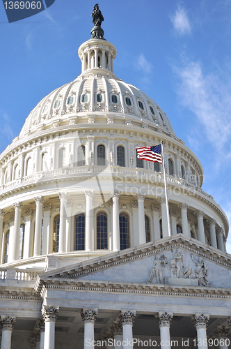 Image of Capitol Hill Building . Washington DC.