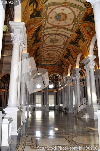 Image of Interior of Library of Congress, Washington DC,USA 