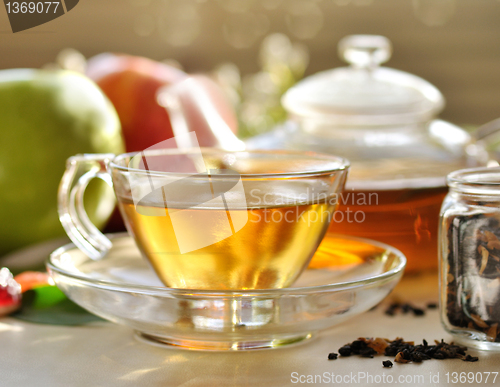Image of fresh green tea