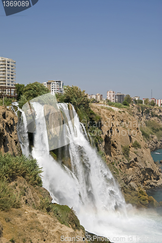 Image of Düden lower waterfalls at Antalya, Turkey