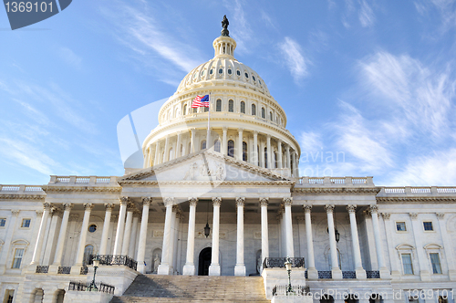 Image of Capitol Hill Building . Washington DC.