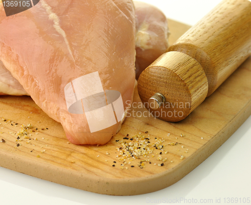 Image of Raw chicken breast meat