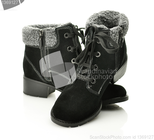 Image of Black female boots 
