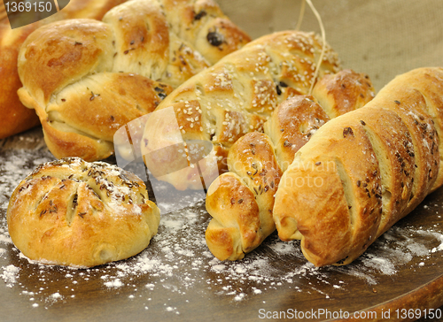 Image of homemade bread assortment