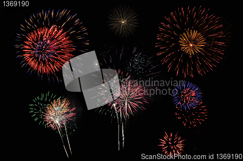 Image of colorful fireworks