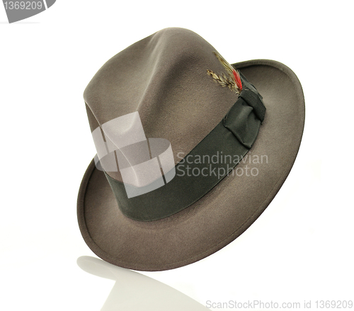 Image of vintage gray hat 