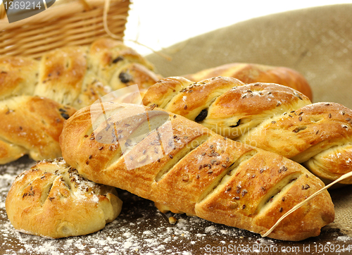 Image of fresh homemade bread assortment