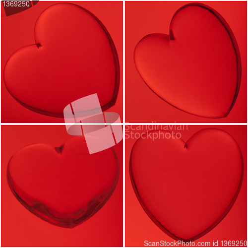 Image of 4 red hearts