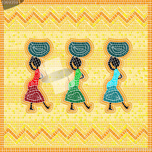 Image of African mosaic