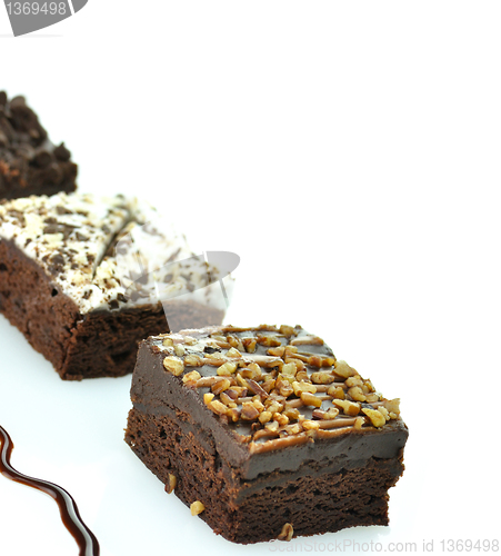 Image of brownies close up