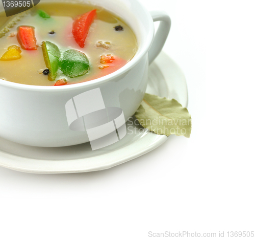 Image of vegetable soup
