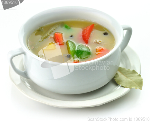 Image of vegetable soup
