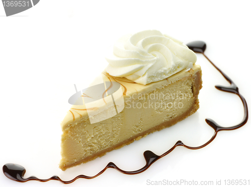 Image of cheesecake slice 