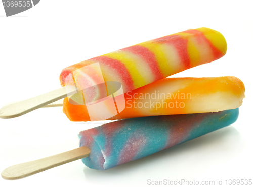 Image of colorful ice cream pops