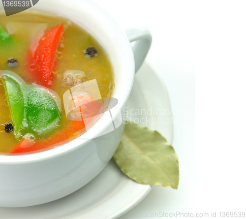 Image of vegetable soup