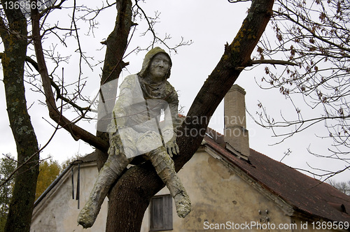 Image of Mummy on a tree