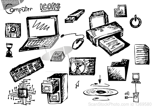 Image of computers icons