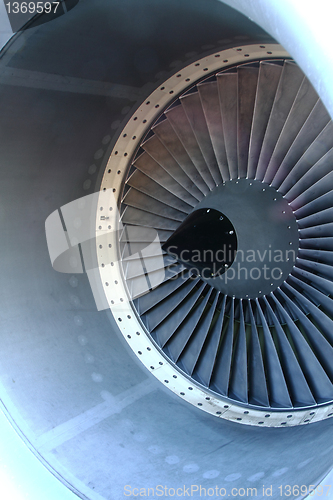 Image of airplane turbine a very nice technology background