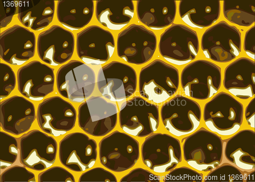 Image of honeycomb texture