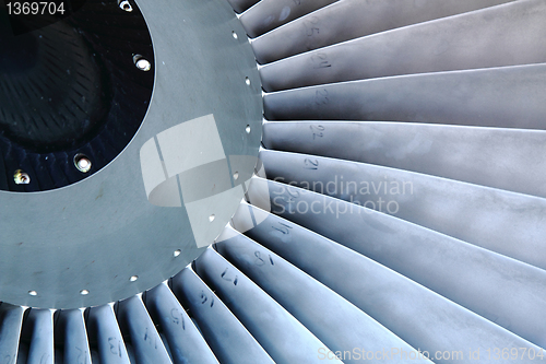 Image of airplane turbine a very nice technology background