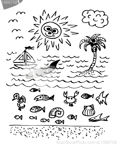 Image of summer objects 