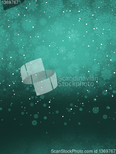 Image of Christmas background with snowflakes. EPS 8