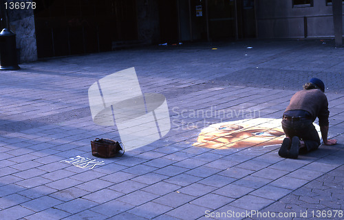 Image of Street painter.