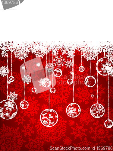 Image of Elegant christmas background. EPS 8