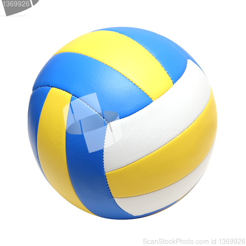 Image of leather volleyball ball