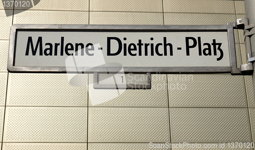 Image of Marlene Dietrich Platz Berlin