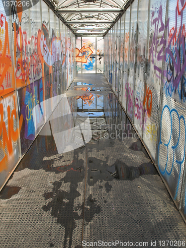 Image of Bridge with graffiti