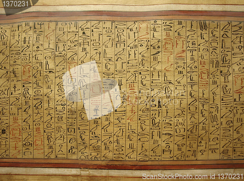 Image of Egyptian papyrus