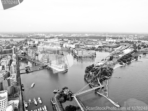 Image of Duesseldorf mediahafen harbour