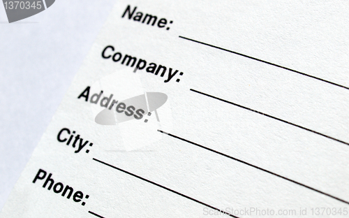 Image of Form picture