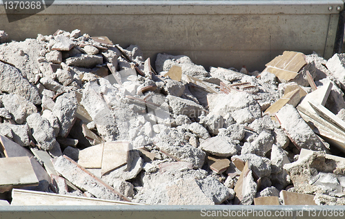 Image of Demolition waste debris