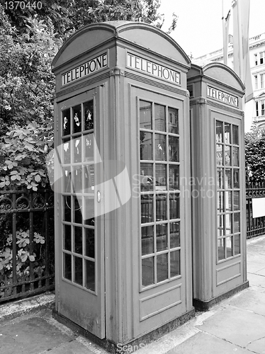 Image of London telephone box