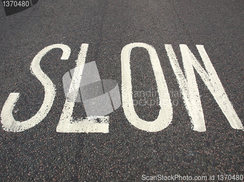 Image of Slow sign