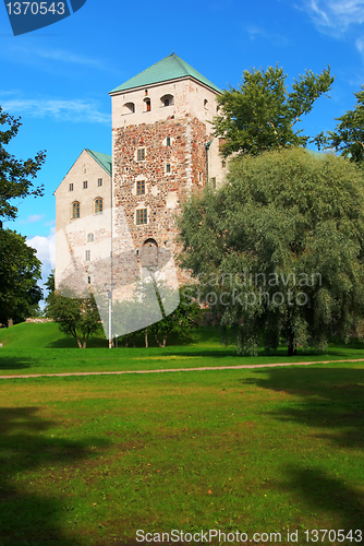 Image of the medieval castle in Turku, Finland