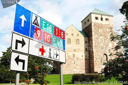 Image of the medieval castle in Turku, Finland