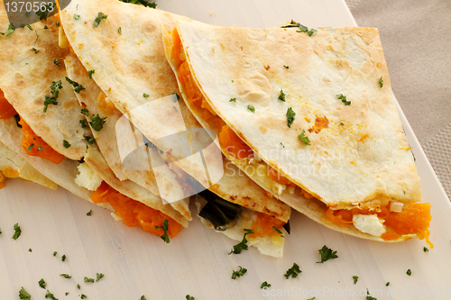 Image of Pumpkin Quesadilla Stack