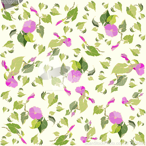 Image of Seamless background from a flowers ornament, fashionable modern 
