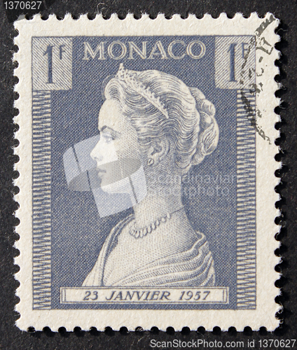 Image of Monaco 1F Grace Kelly Stamp