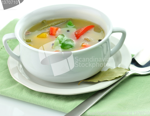 Image of vegetable soup