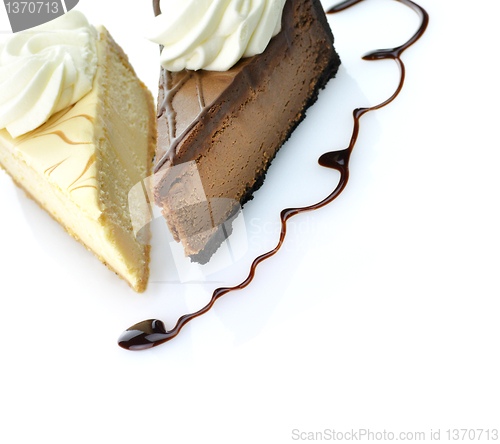 Image of slices of cheesecake