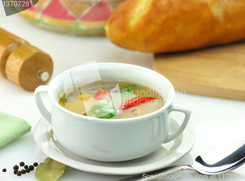 Image of vegetable soup